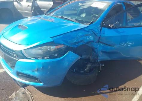 2016 Dodge Dart Gt Sport Blacktop from USA, damaged, VIN 1C3CDFGB6GD821252